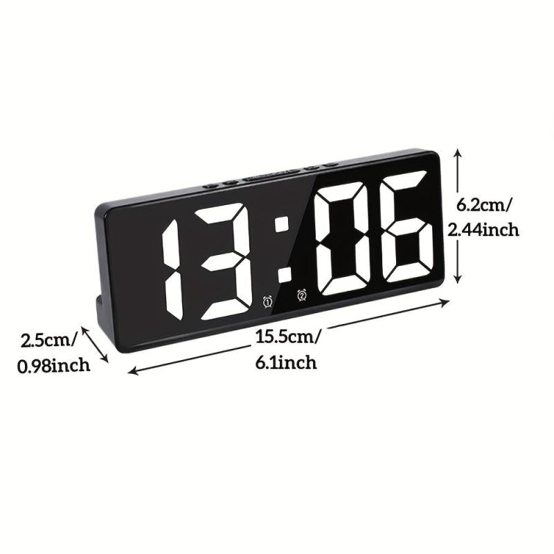 Voice Control Alarm Clock with Temperature Snooze and Night Mode