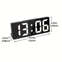 Voice Control Alarm Clock with Temperature Snooze and Night Mode