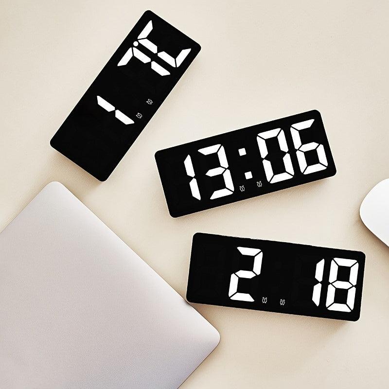 Voice Control Alarm Clock with Temperature Snooze and Night Mode
