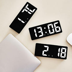 Voice Control Alarm Clock with Temperature Snooze and Night Mode