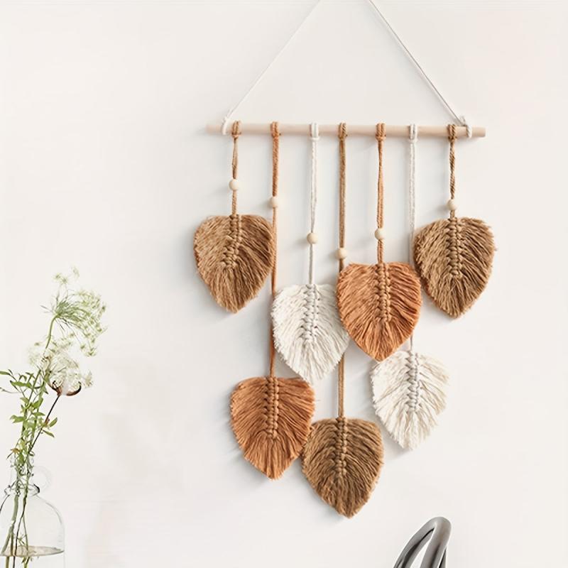 Macrame Jungle Nursery Wall Art Coffee Themed Decor