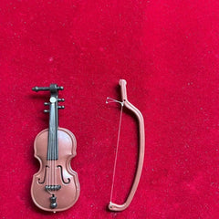 Violin Dollhouse Toy Scene Shooting Model Doll House Accessories