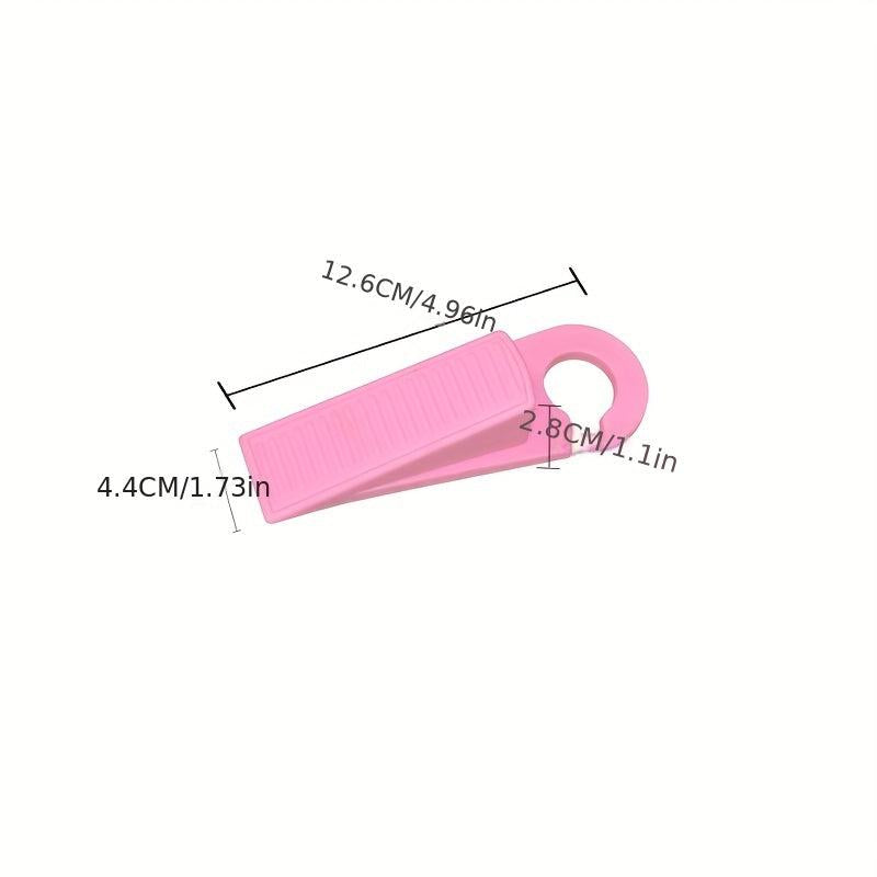 4pcs Rubber Hook Type Door Stoppers Heavy Duty Non Scratching Doorstops