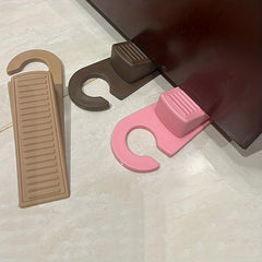 4pcs Rubber Hook Type Door Stoppers Heavy Duty Non Scratching Doorstops