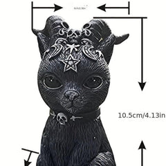 Wizard Magic Cat Decoration for Home Courtyard Halloween Witch Decor