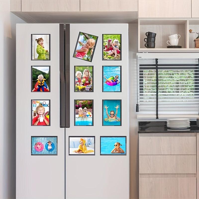 5pcs Magnetic PVC Soft Photo Frame for Home Refrigerator