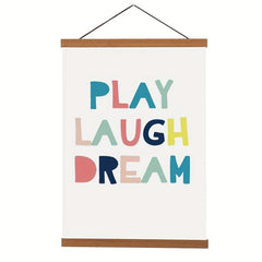 Teak Magnetic Poster Hanger Frame, 1pc