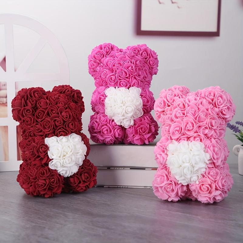 Foam Rose Bear for Valentine's Day Gift