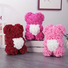 Foam Rose Bear for Valentine's Day Gift