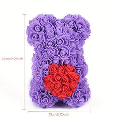 Foam Rose Bear for Valentine's Day Gift