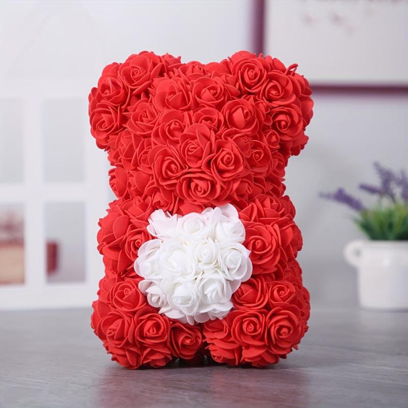 Foam Rose Bear for Valentine's Day Gift