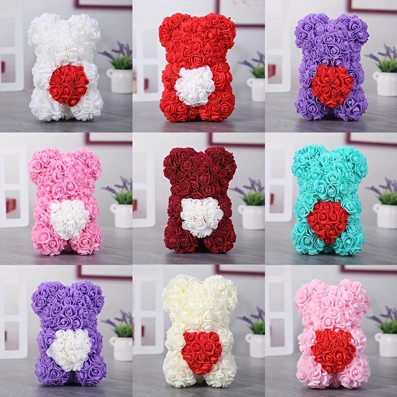 Foam Rose Bear for Valentine's Day Gift