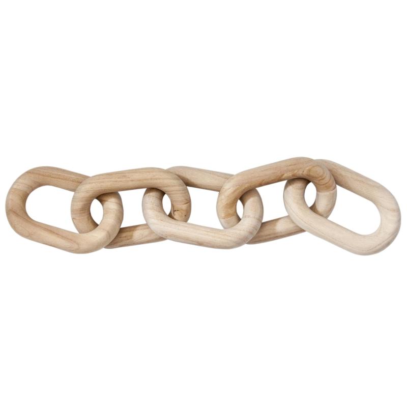 Rustic Wood Knot Chain for Home Decor