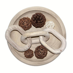 Rustic Wood Knot Chain for Home Decor