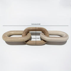 Rustic Wood Knot Chain for Home Decor