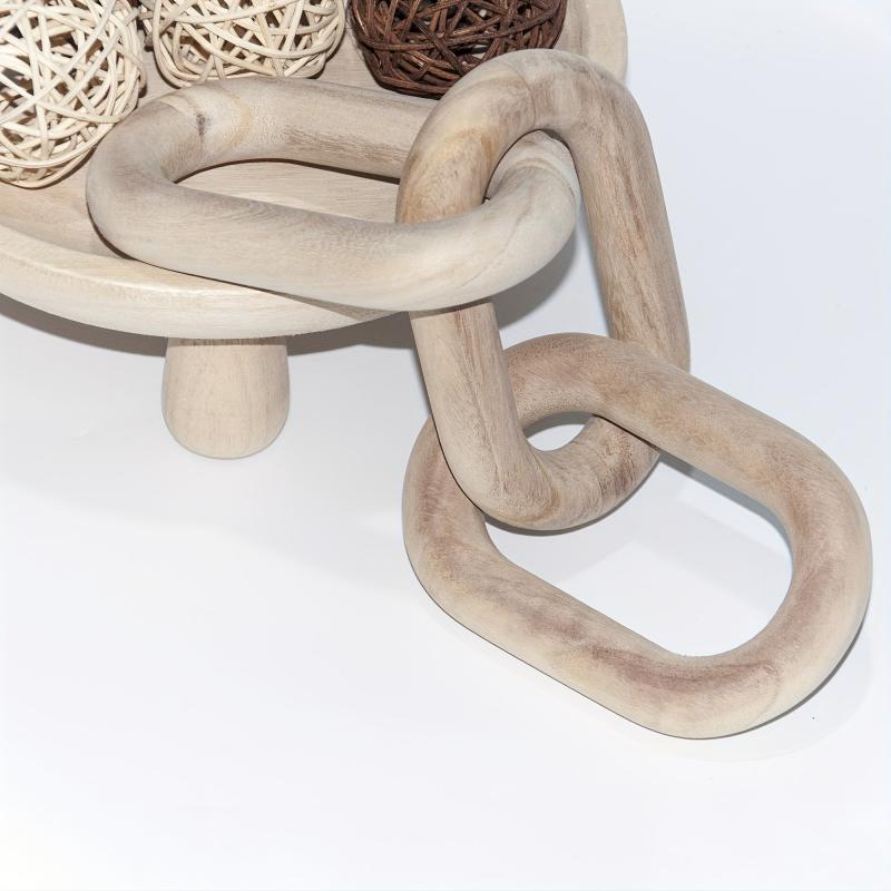 Rustic Wood Knot Chain for Home Decor