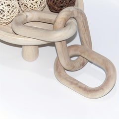 Rustic Wood Knot Chain for Home Decor