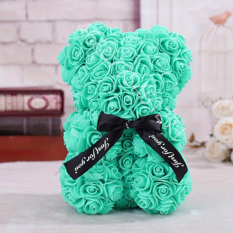 Rose Bear Art Flower for Home Party Mother's Birthday