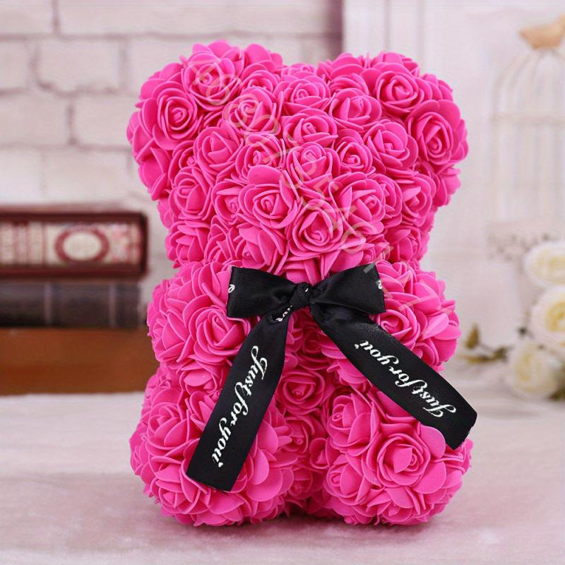 Rose Bear Art Flower for Home Party Mother's Birthday