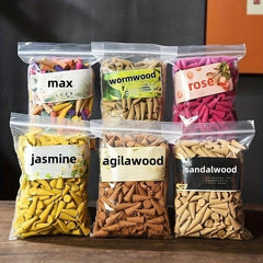 Fragrant Sandalwood Incense Cones Lavender Ocean Jasmine Scent