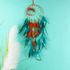 Night Luminous Dream Catcher Wind Chime Pendant Indian Style Bedroom Study Decor