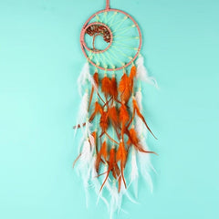 Night Luminous Dream Catcher Wind Chime Pendant Indian Style Bedroom Study Decor