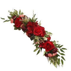 Wedding Arch Flowers Artificial Flower Swag Floral Swag For Ceremony Sign