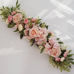 Wedding Arch Flowers Artificial Flower Swag Floral Swag For Ceremony Sign