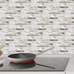 5pcs Waterproof Backsplash Tile Stickers for DIY Home Decor