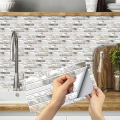 5pcs Waterproof Backsplash Tile Stickers for DIY Home Decor