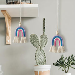 Rainbow Macrame Wall Hanging Adds Style to Any Space