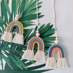 Rainbow Macrame Wall Hanging Adds Style to Any Space