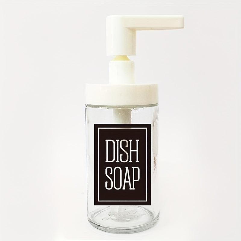 Vinyl Hand Soap Label Sticker for Bottle Decor