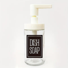 Vinyl Hand Soap Label Sticker for Bottle Decor