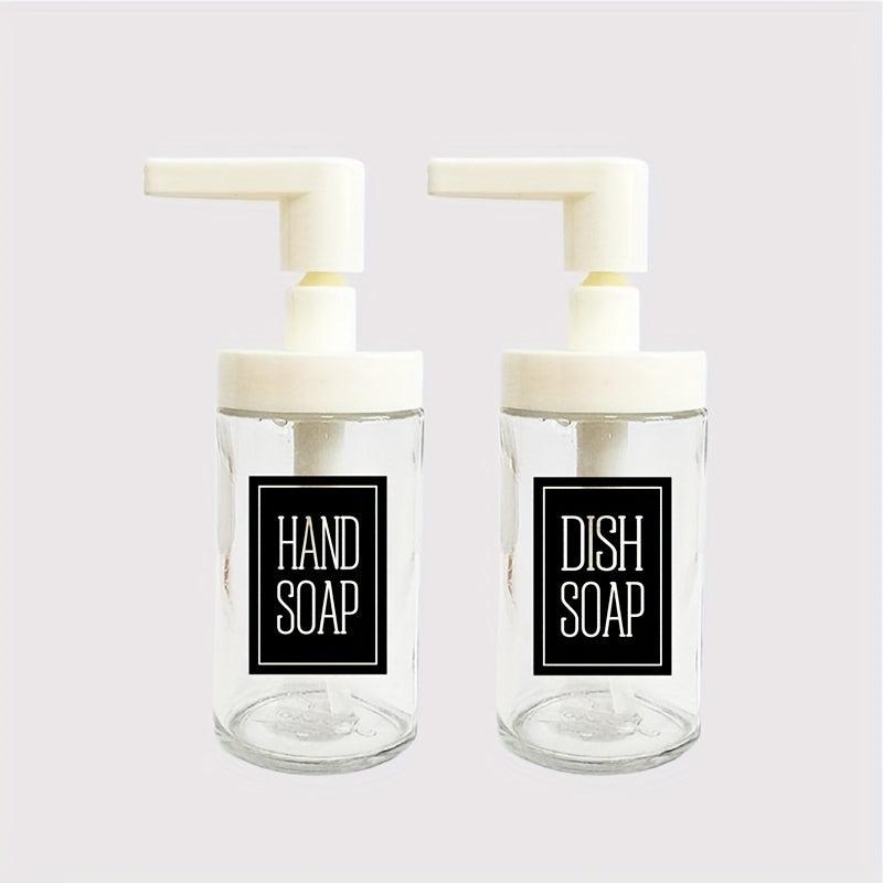 Vinyl Hand Soap Label Sticker for Bottle Decor