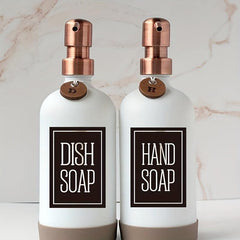 Vinyl Hand Soap Label Sticker for Bottle Decor