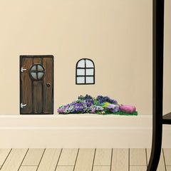 Personalized Fairy Elf Corner Wall Sticker