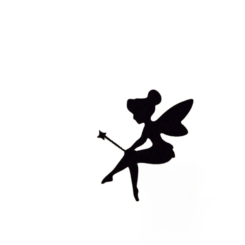 Mini Fairy Vinyl Decal Tinker Silhouette Wall Sticker Pixie Nursery DIY Art