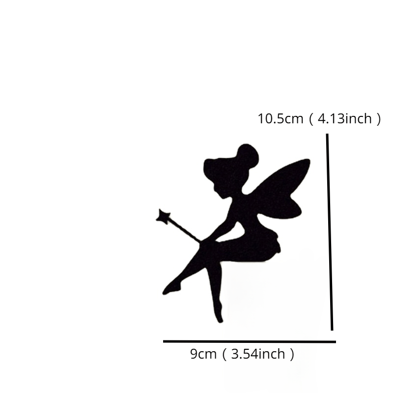 Mini Fairy Vinyl Decal Tinker Silhouette Wall Sticker Pixie Nursery DIY Art