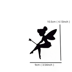Mini Fairy Vinyl Decal Tinker Silhouette Wall Sticker Pixie Nursery DIY Art