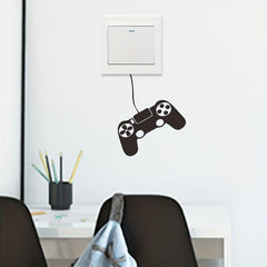 Game Console Cartoon Wall Sticker, Self Adhesive, Home Decoration, Removable