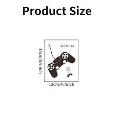Game Console Cartoon Wall Sticker, Self Adhesive, Home Decoration, Removable