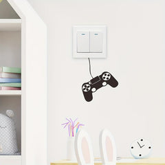 Game Console Cartoon Wall Sticker, Self Adhesive, Home Decoration, Removable