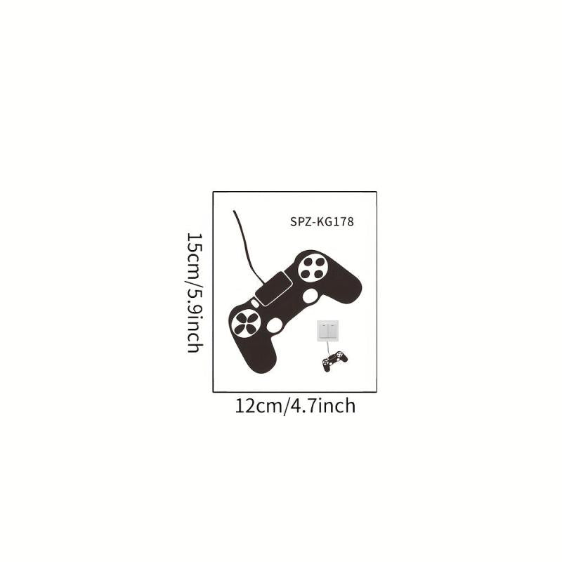 Game Console Cartoon Wall Sticker, Self Adhesive, Home Decoration, Removable