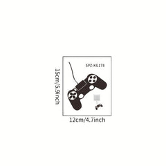Game Console Cartoon Wall Sticker, Self Adhesive, Home Decoration, Removable