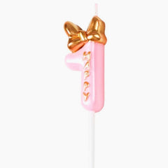 Pink Digital Candle Small Top Hat Birthday Candle Decoration Gift Room Decor