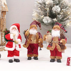 30 Standing Santa Claus Ornament Christmas Figurine Collection