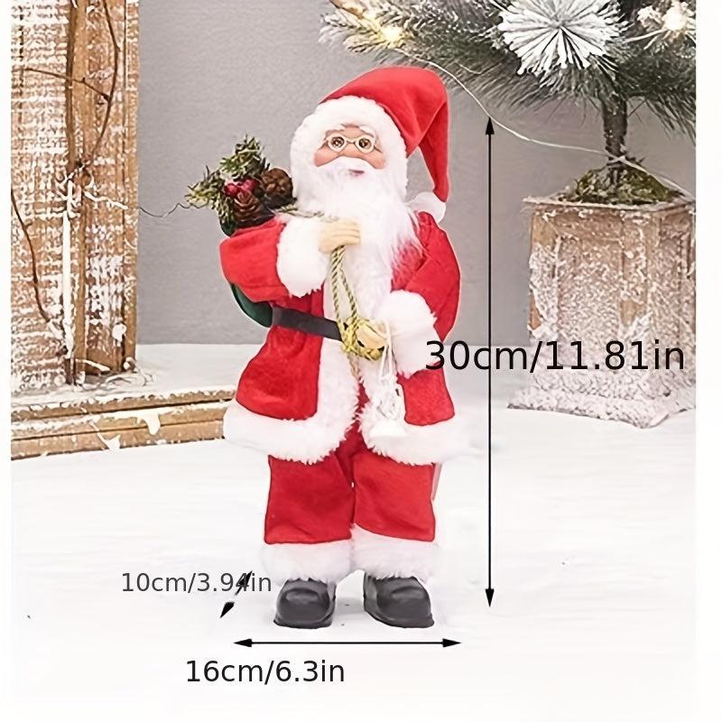 30 Standing Santa Claus Ornament Christmas Figurine Collection