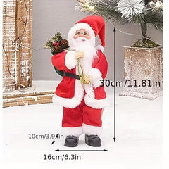 30 Standing Santa Claus Ornament Christmas Figurine Collection