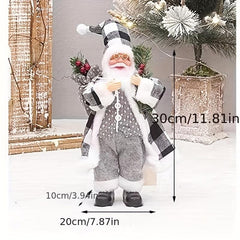 30 Standing Santa Claus Ornament Christmas Figurine Collection